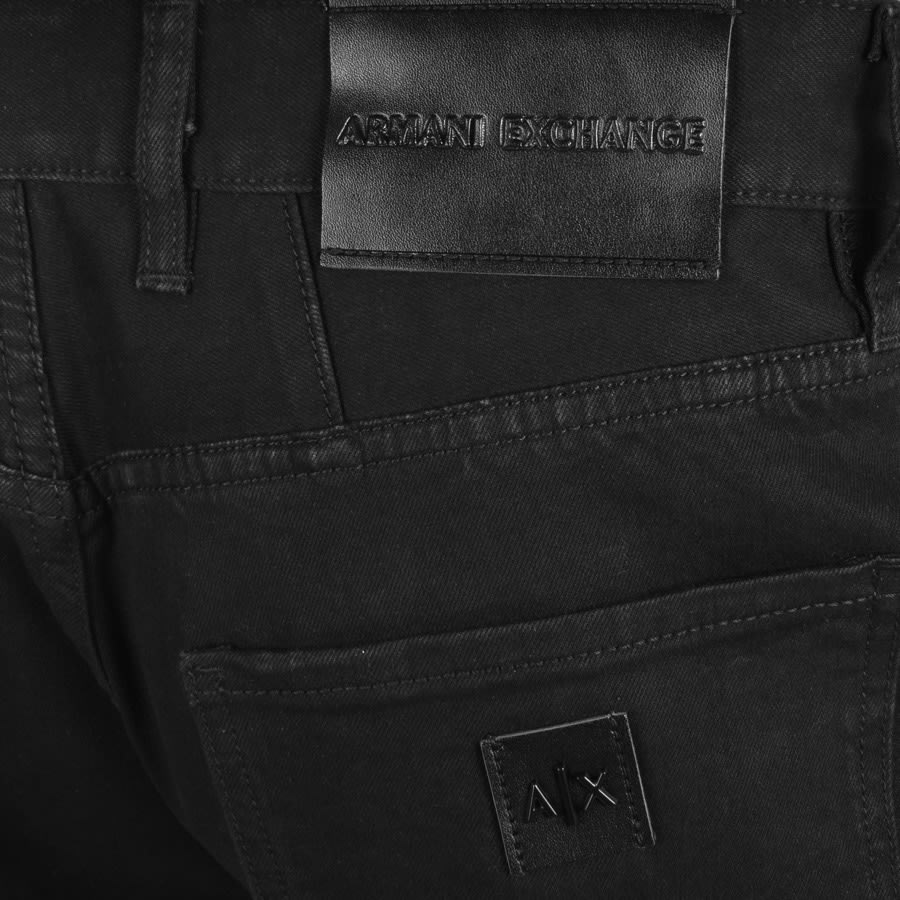 Armani Exchange J65 Slim Denim Shorts Black | Mainline